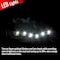 Spec-D Tuning 99-04 Ford F250 R8 Style LED Projector Headlight Black LHP-F25099JM-RS - alternate 3